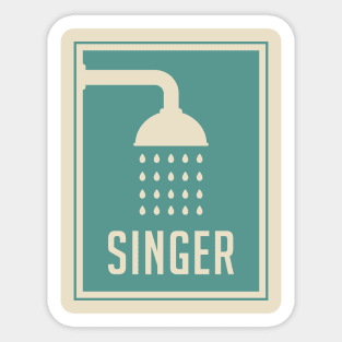 Shower Singer II Sticker